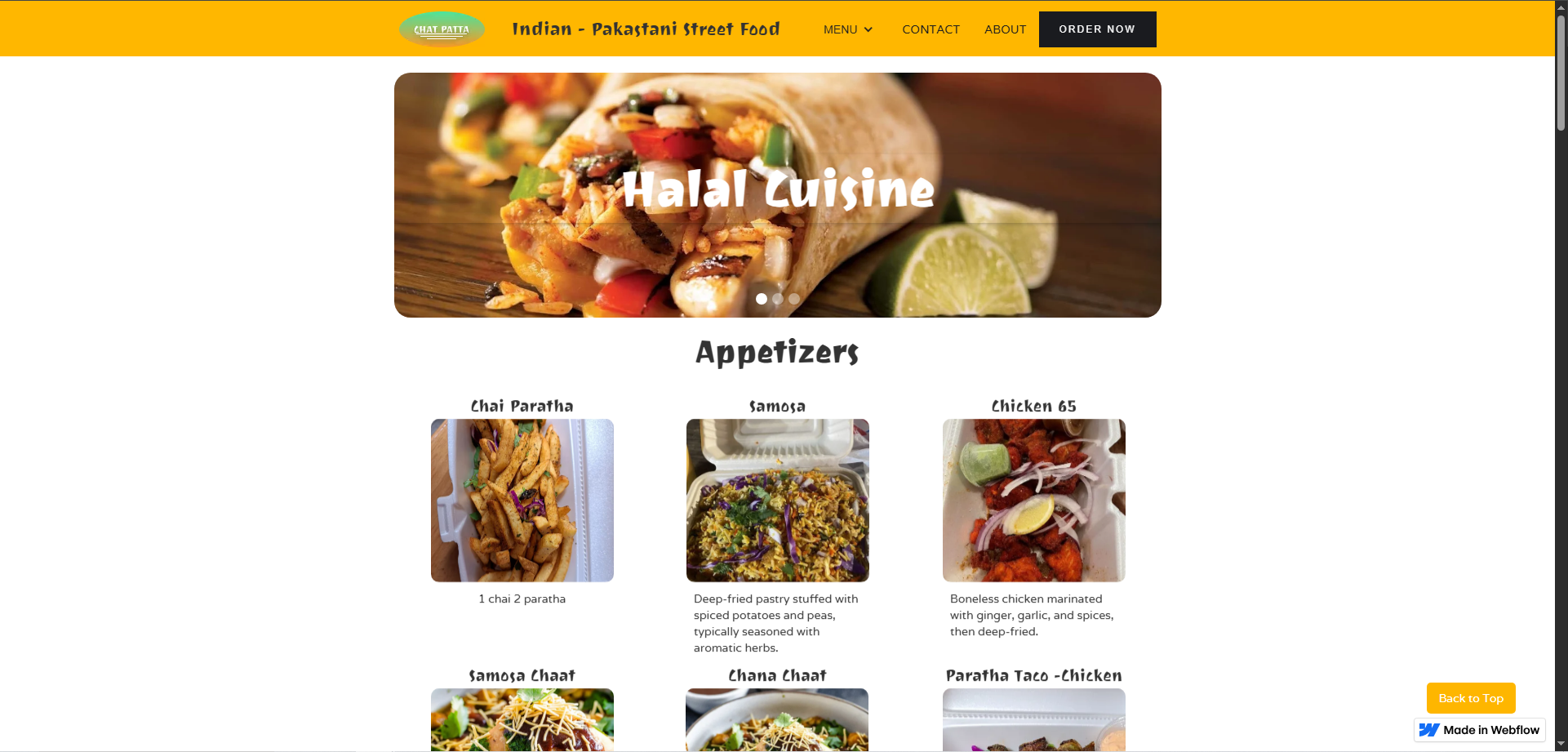 Screenshot of Chat Patta website